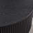 31.5" Round Coffee Table with Storage, Fluted Wood Pedestal Coffee Table-1299988435