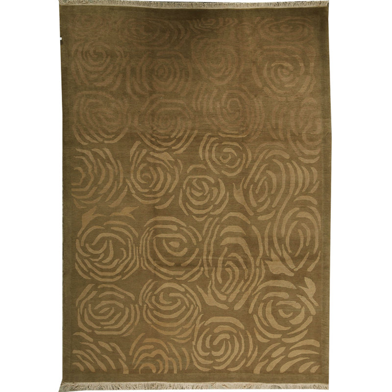 Tibetan Wool Abstract Indoor Rug
