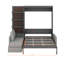 Grand lit escamotable avec tablettes-1263428052
