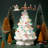 Treasured Traditions Tree With Flying Santa
