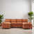 Chenille orange est en rupture de stock