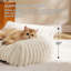Canapé pour chat blanc moyen-564955061-564955063