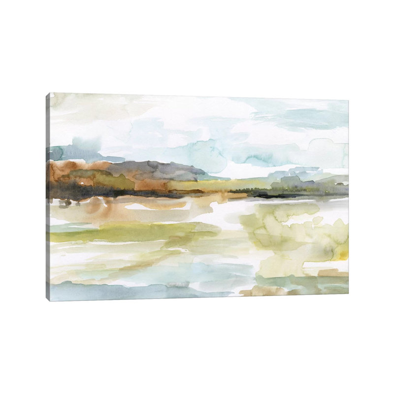 Faraway by Nan - Painting on Canvas, 20.32 cm H x 30.48 cm W, Wrapped Canvas