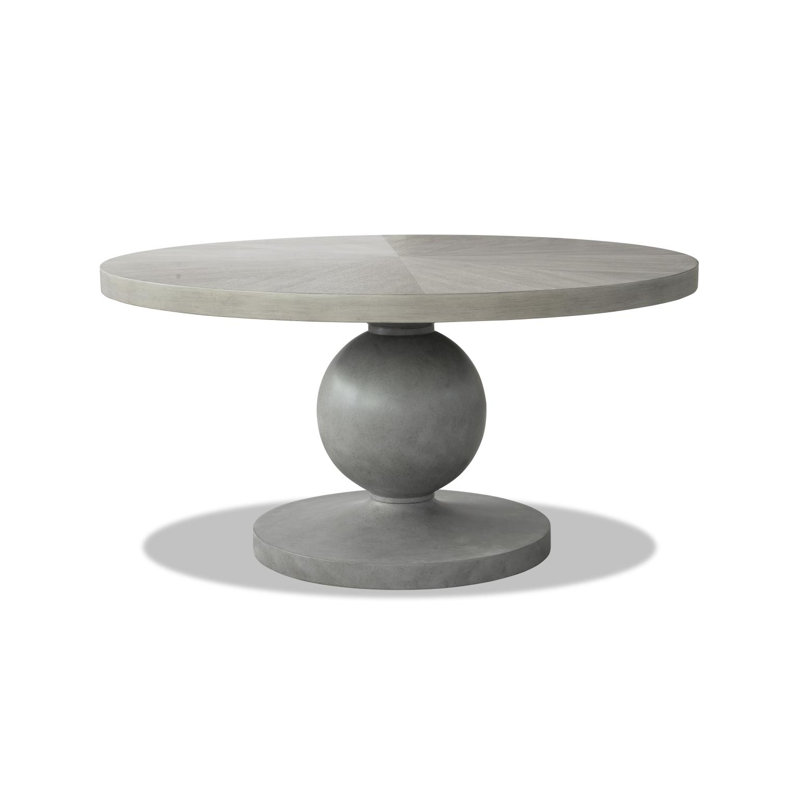 Bennett Complete Round Pedestal Table, Gray
