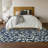 Premium Machine Washable Prisco Navy Rug-2110746477