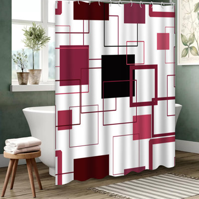 Rideau de douche Hipster Black Line