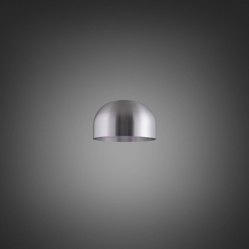 Dome Pendant Shade, Steel, 8.07" H x 13.39" W x 13.39" D