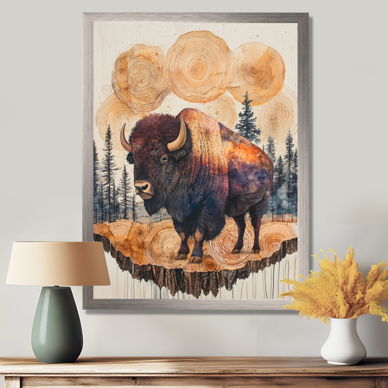 Ginni - Animals Canvas Art Print, H 20 po x l 12 po, Reproduction encadrée d'une seule photo, Argent argent