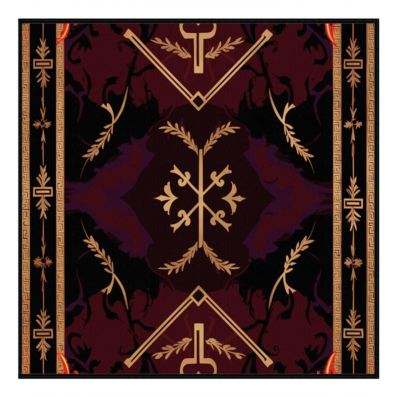Flourished Legacy Rug, Square 8'