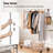 Dwight Adjustable Rolling Clothes Rack-201406764