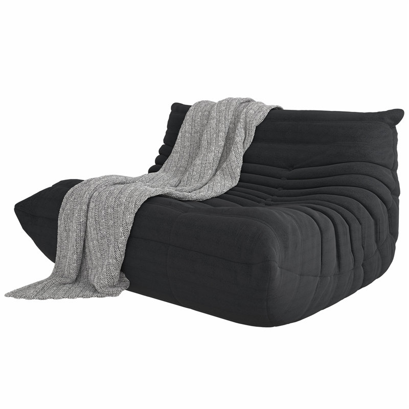 Comfortable and Stylish Corduroy Bean Bag Chair for Relaxation and Versatile Use in Various Spaces.