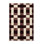 Machine Washable Checkered Beige Area Rug