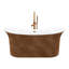 Baignoire de trempage autoportante Cammie