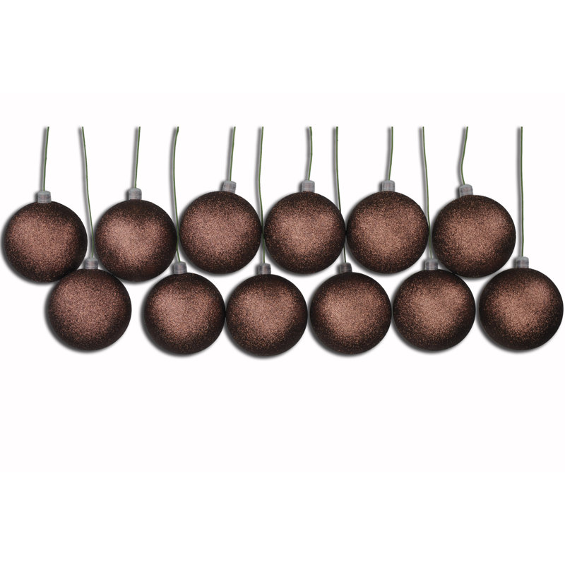 Ornement boule incassable, Brun