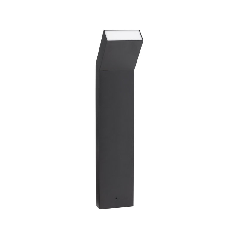 Black Integrated LED Metal Bollard Light