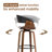 Tavar Upholstered Faux Leather Bar Stool -2070517369-2052157481