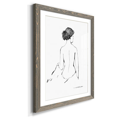 " Sketchy Silhouette II " Painting Print