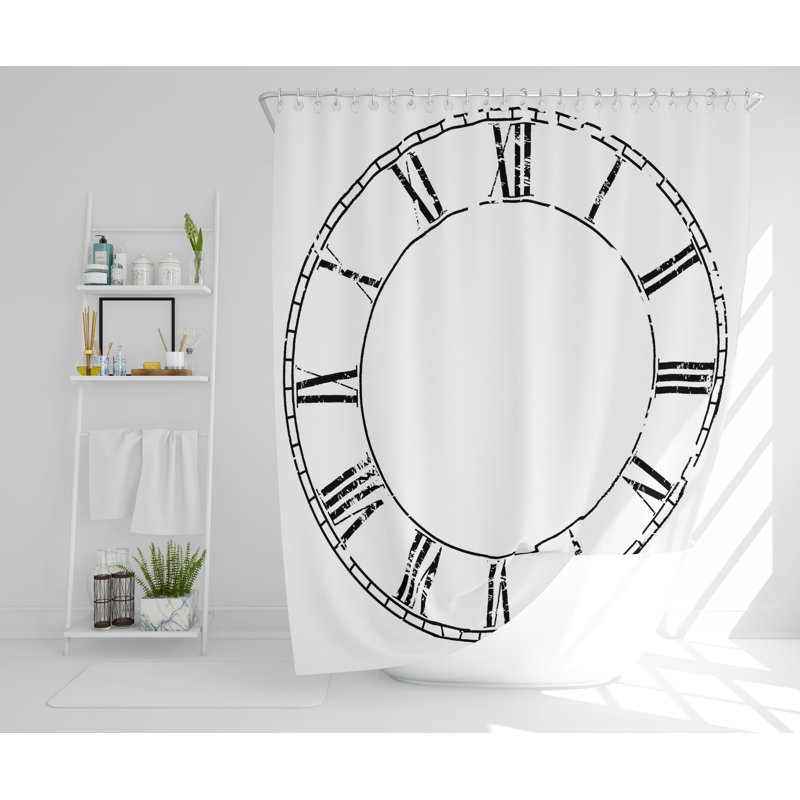 Frisby Polyester Shower Curtain Set, 168cm H x 168cm W