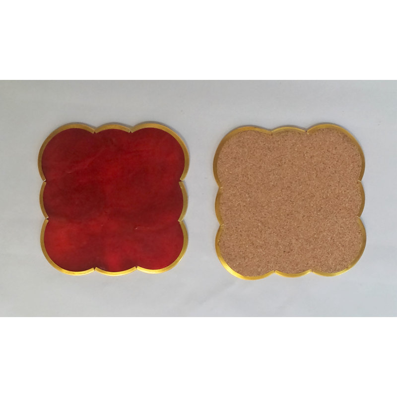 Dessous de verre, Teint rouge