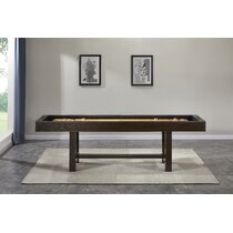 16' Black 2pc Woodbridge Shuffleboard Table