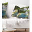 Coussin lombaire en cascade erawan de photographie