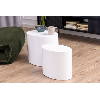 Burmaster Drum End Table Set