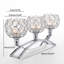 Metal,Crystal Tabletop Candelabra