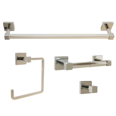 Ensemble d'accessoires de salle de bain 4 pièces Karsen