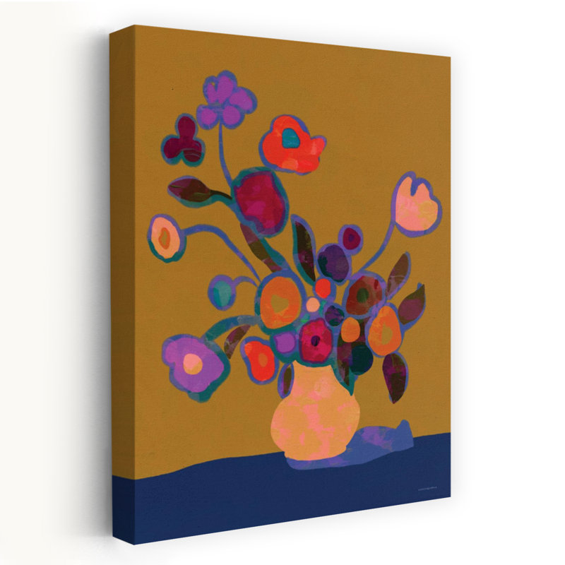 Jubilation abstraite, art floral contemporain, H 24 po x l 16 po