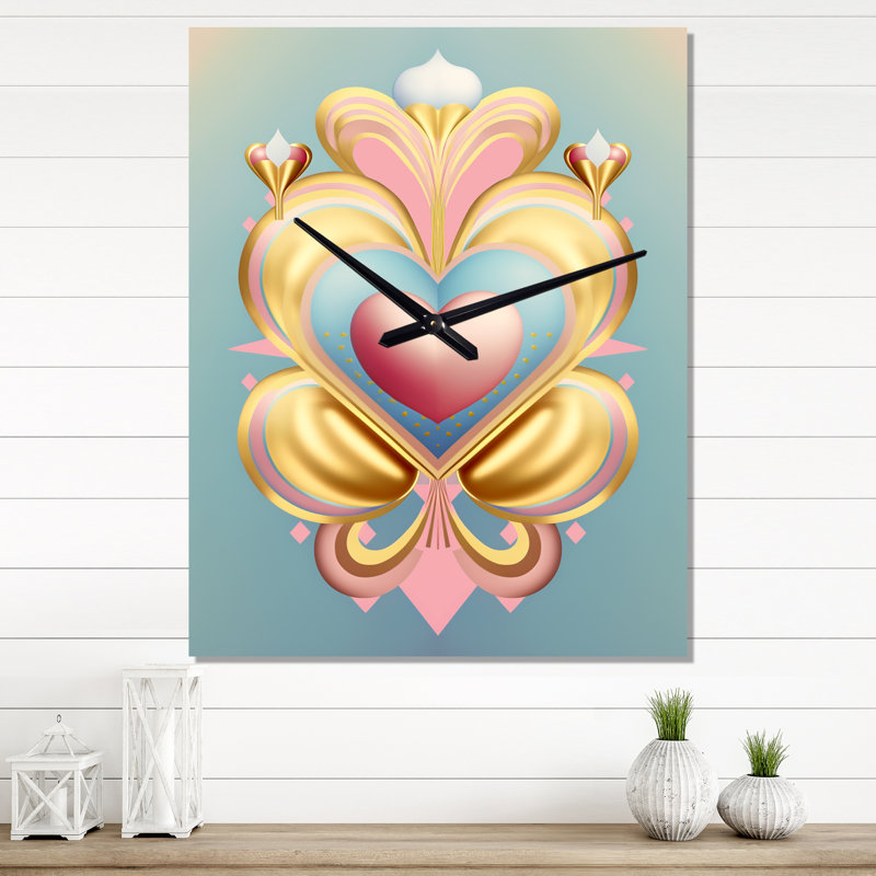 Jenn avec horloge murale romantique, Petit