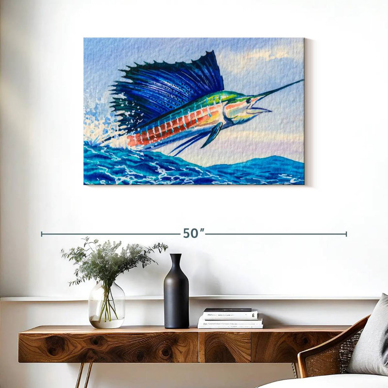 Brampt Sailfish, 24" H x 36" W