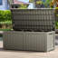 Coffre de terrasse Quartey 120 gallons en résine avec mécanisme de fermeture en douceur et serrure-58650407