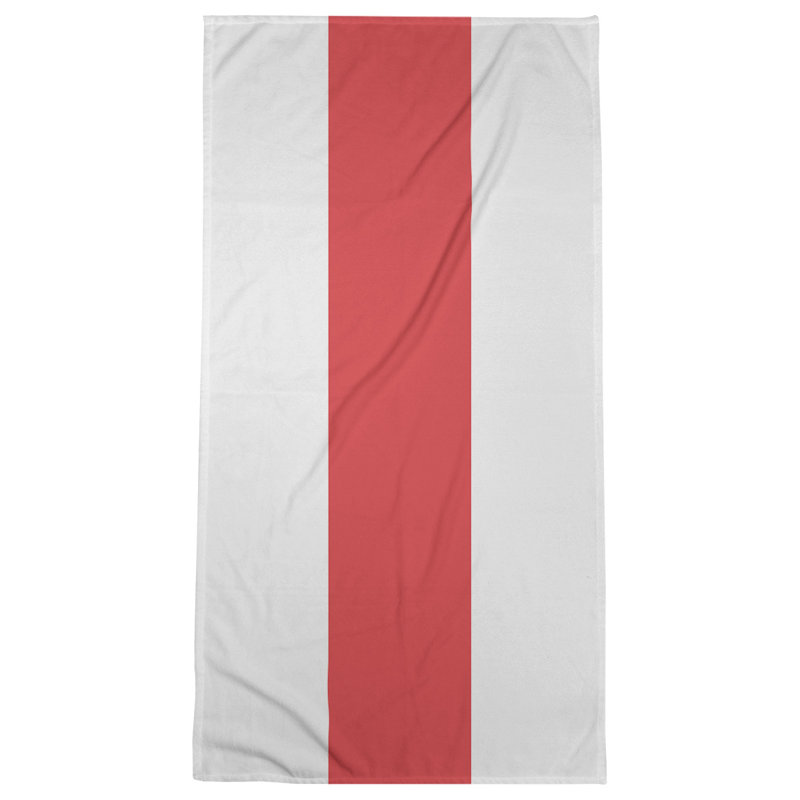Cotton Blend Lightweight Beach Towel, Red