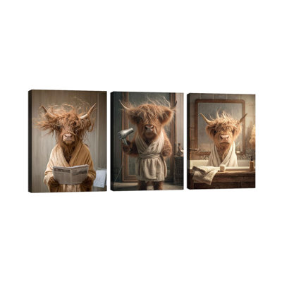 3 Piece Wrapped Canvas Print