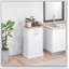 Buffet décoratif chevron à double porte (noyer)