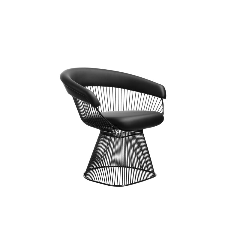 Fauteuil papasan large 33 po Fern, Noir, Noir