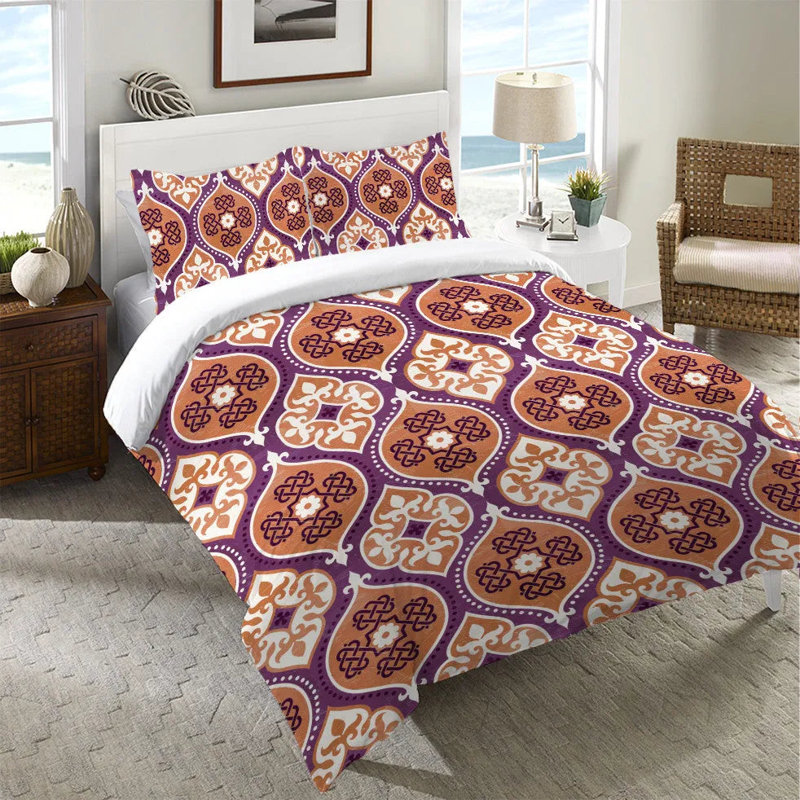 Cool Mood Raspberry Machine Woven Duvet Cover, King Duvet Cover