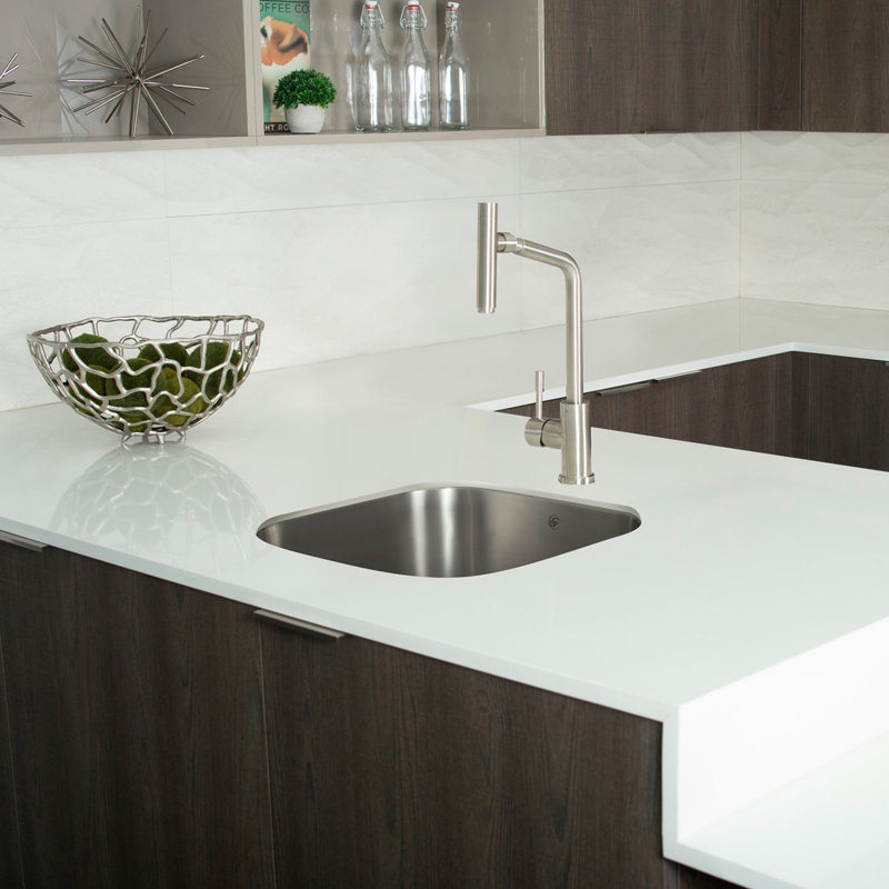 23.22'' L Single Bowl Stainless Steel Kitchen Sink