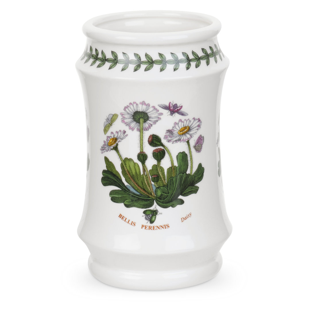 Portmeirion Botanic Garden Utensil Jar 6.5" Daisy Portmeirion