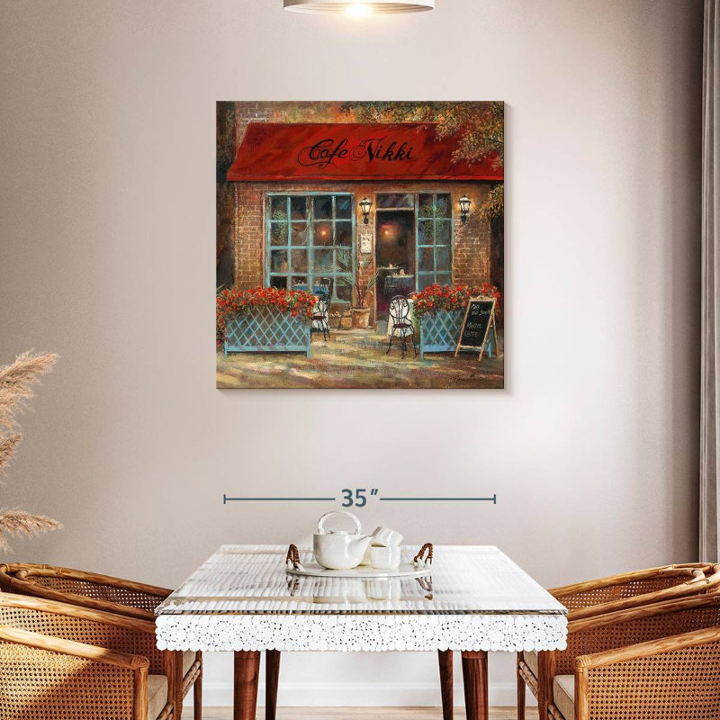 Lilie Cafe Nikki, 36" H x 36" W