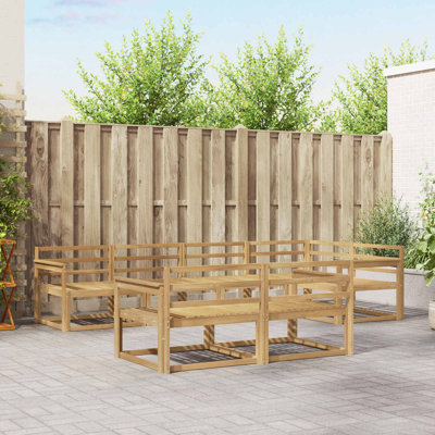 327cm Wide Patio Sectional Set