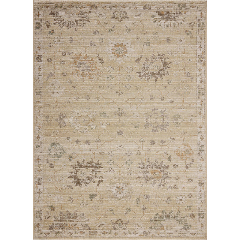 Tapis multicolore Magnolia Home par Joanna Gaines x Loloi Pace, Carré 1 pi 6 po