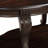 Solid Wood Round End Table with Shelf-1518809810
