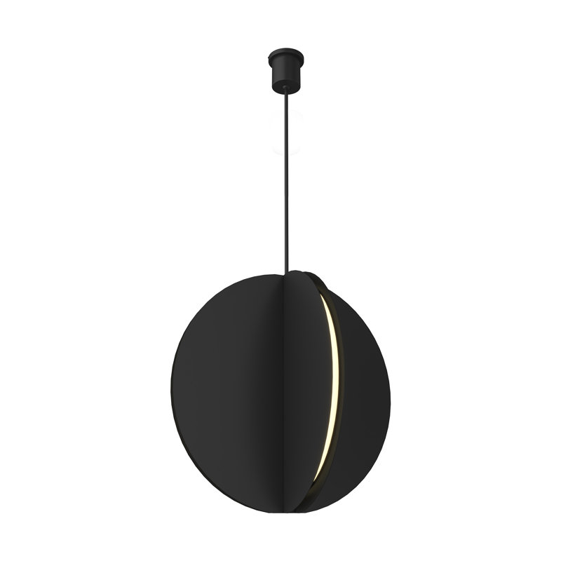 Bau 1 - Light LED Pendant, Matte Black