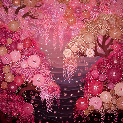 Blossom Dreamfall Wrapped Canvas Wall Art
