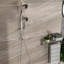 Pomme de douche à effet de pluie de 4,7 po et douche à main double 8 po, boyau, pomme de douche murale en plastique avec pomme de douche, 8 modes, glissière-120951972