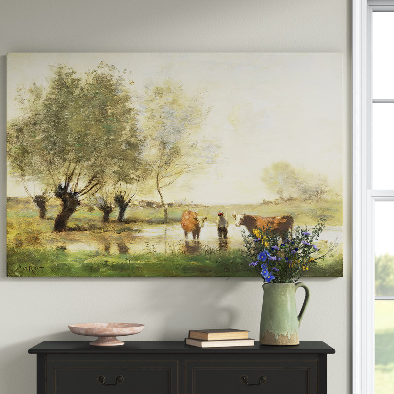 Reproduction d’art sur toile « Ocean Eye I », H 32 po x l 48 po x P 1,5 po, Toile tendue