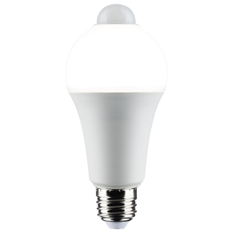 12 watts (équivalent à 75 watts) ampoule A19 à détecteur de mouvement à DEL E26 / base moyenne (standard), 5000 K