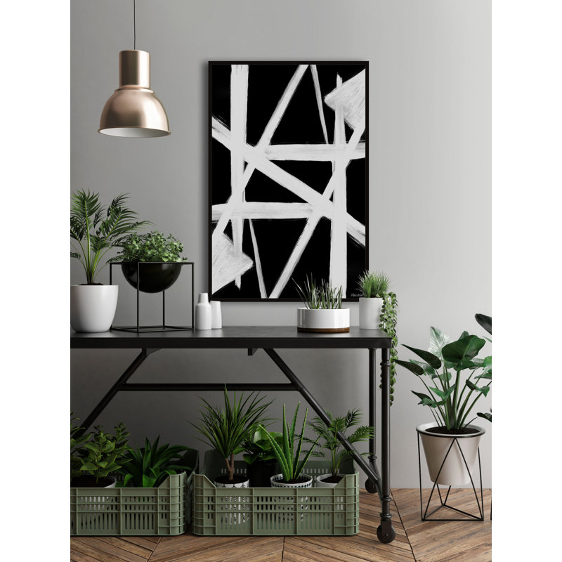 «Reality» par Marmont Hill - reproduction encadrée sur toile, L 16 po x H 24 po