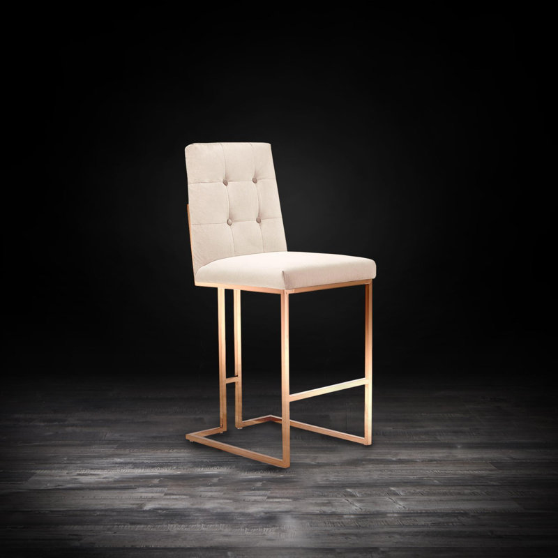 Tabouret Agatho, Beige